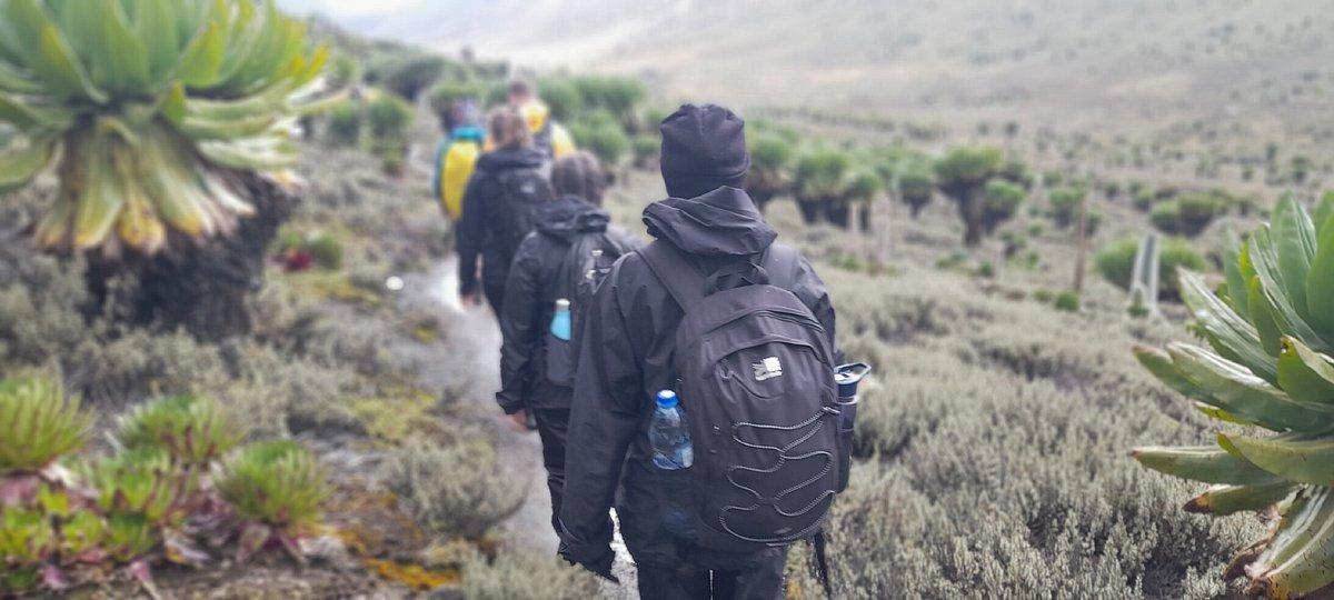 MK Snow Tours guide with clients in Kenya